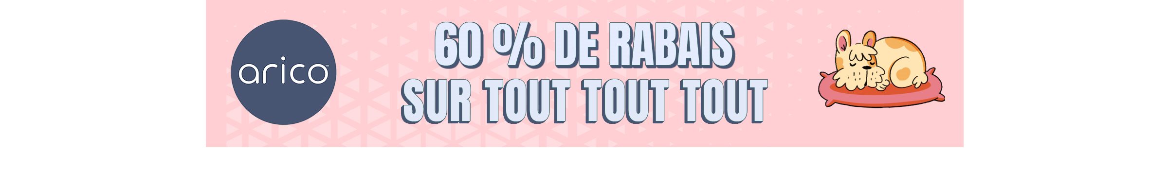 Rabais sur les coussins Arico